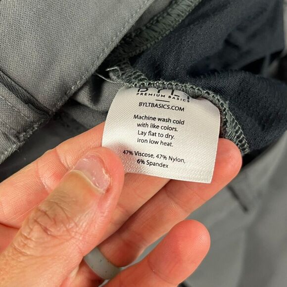 Bylt Everyday Pant 2.0 Gray Chino Men's XL Stretch Golf Spandex 36X29 - Picture 5 of 10